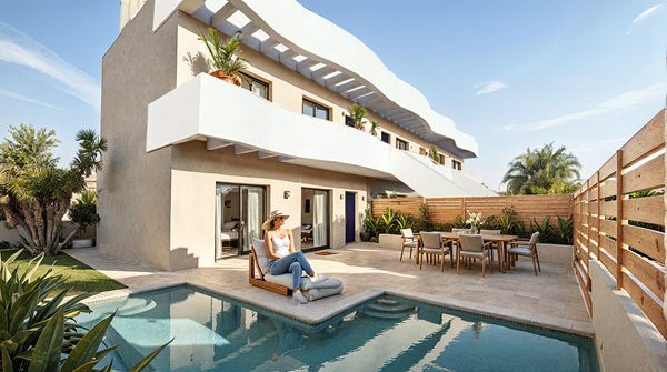 App. Alma 4 - Pilar de la Horadada
3 bed, 2 bad, privé zwembad